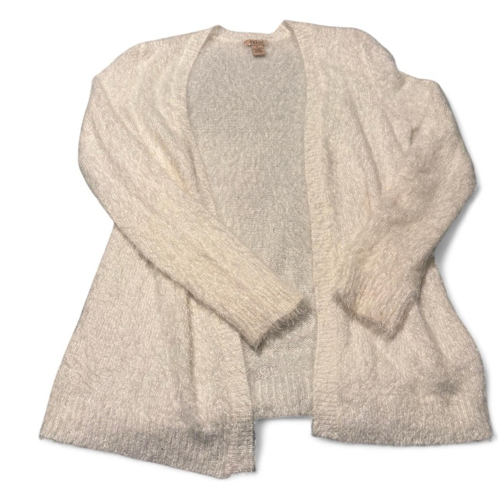 Fresh Women's Cream Cardigan Sweater